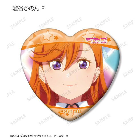 『ラブライブ!スーパースター!!』トレーディング 澁谷かのんオンリー 場面写ハート型缶バッジ(単位/BOX)